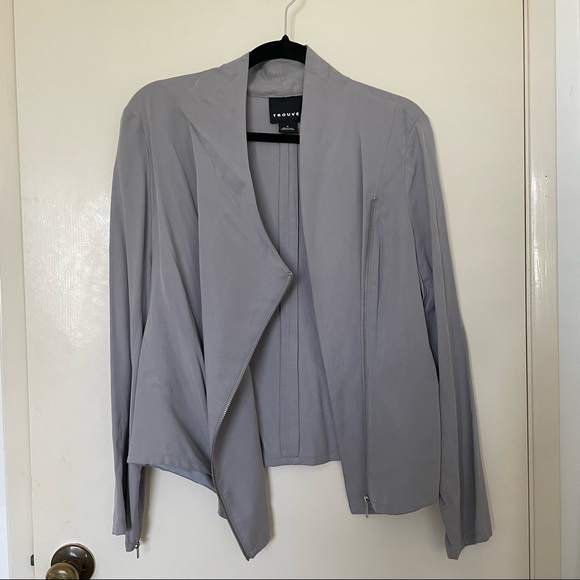 Trouvé Lightweight Jacket in Gray - Picture 2 of 6